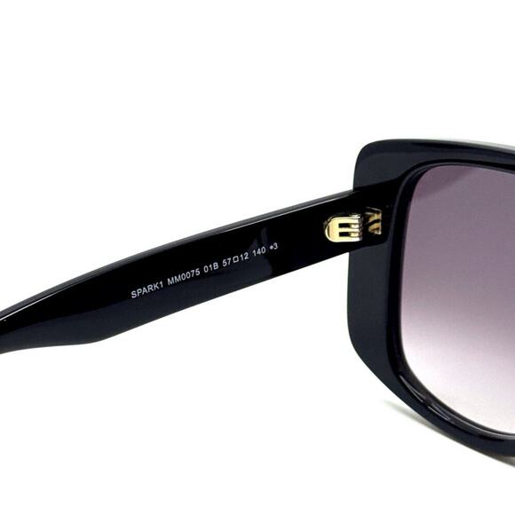NEW!!! MAXMARA Sunglasses Spark1 MM0075 01B Authentic - Picture 9 of 13